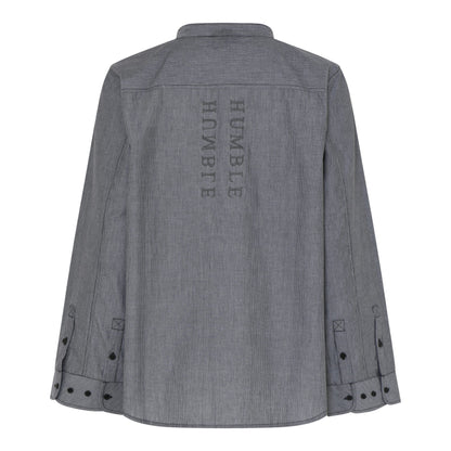 Humble skjorte knappe på ærmerne HEMAHBS SHIRT shadow combi