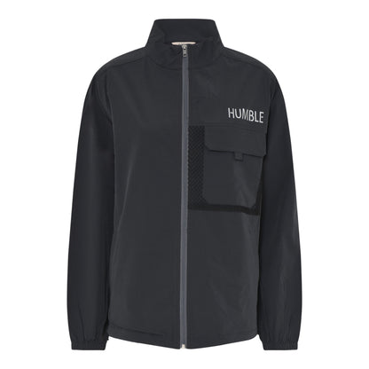 Humble mørkegrå jakke med brystlomme sidelommer og lynlåslukning HUNTERHBS JACKET Phantom