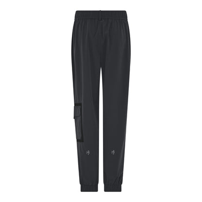Humble mørkegrå bukser i en sporty stil med elastik i taljen HUNTERHBS PANTS phantom