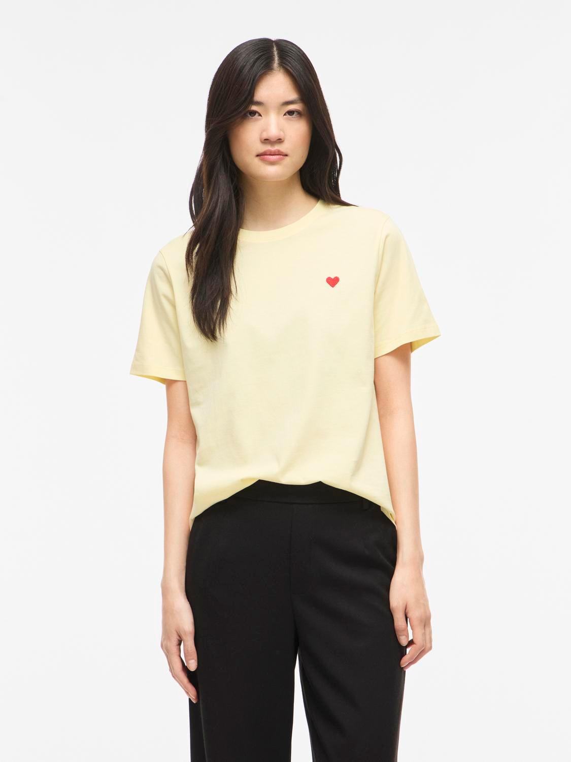 Vila - Vivora - T-shirt - Pastel Yellow