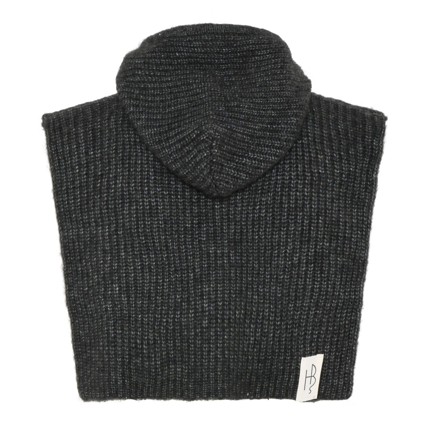 Humble IstanaHbs hood grey melange combi kort hætte vest uden ærmer