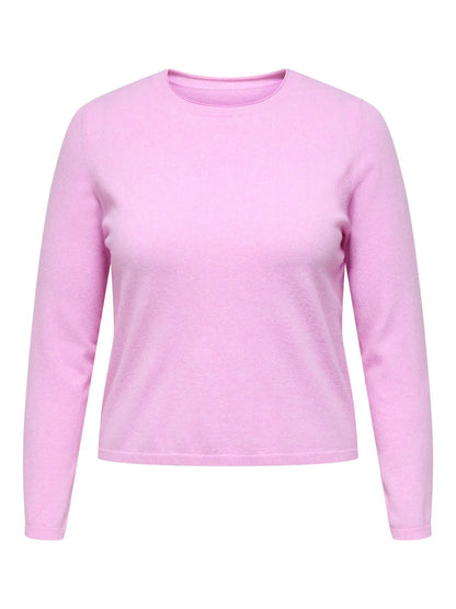 ONLY Carmakoma CARLOYAL LS ONECK PULLOVER KNT | Ultramarine Melange