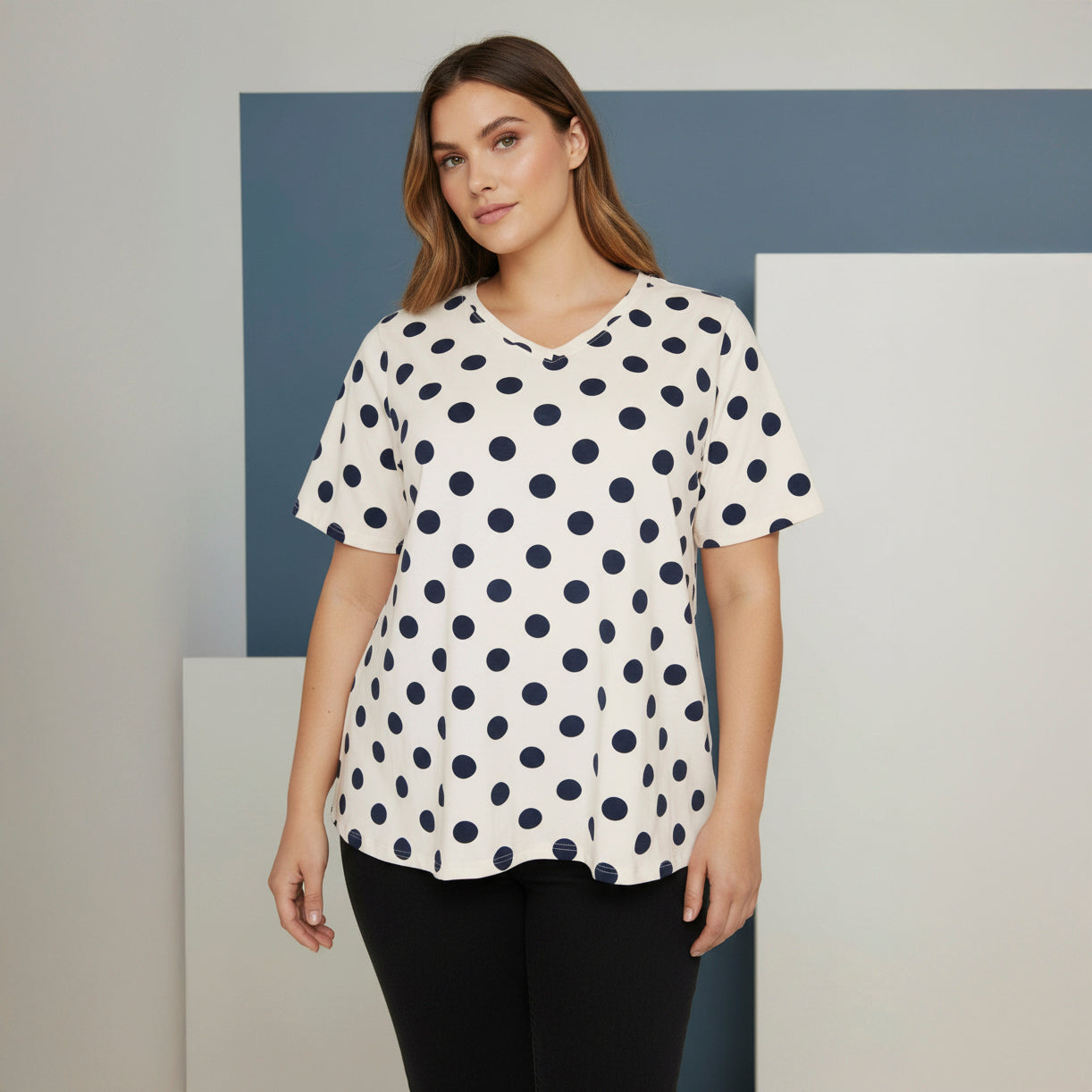 Cassiopeia - Jennifer T-shirt - NAVY COMBI