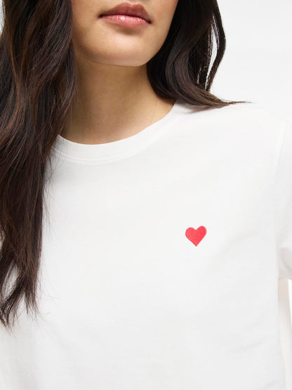 Vila - Vivora - T-shirt - Snow White
