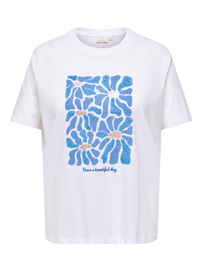 Only Carmakoma - Caralberte - T-shirt - Bright White