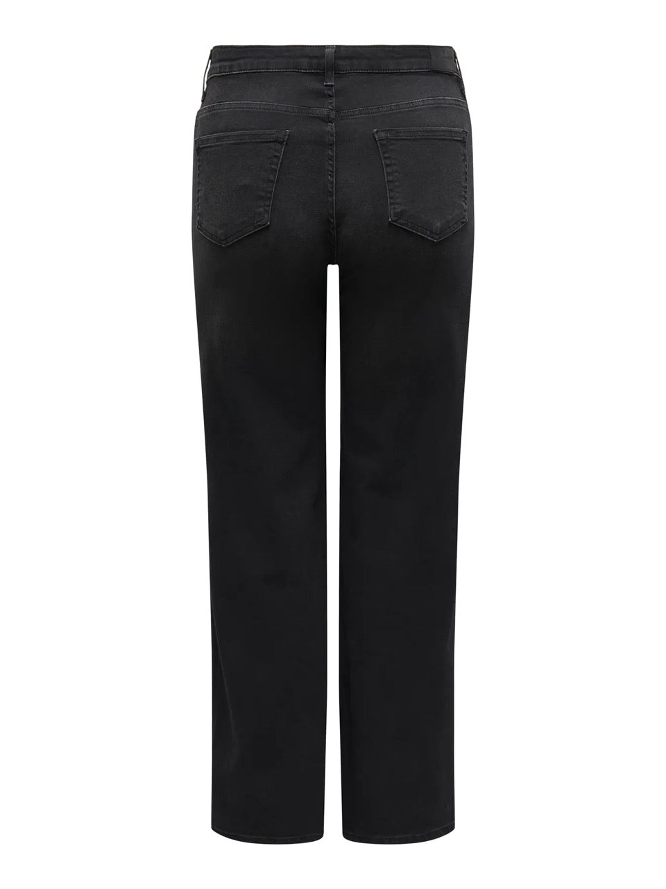 ONLY Carmakoma CARWILLY HW WIDE JEANS | Black Denim