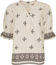 OFELIA - Lotte Blouse Cream combi