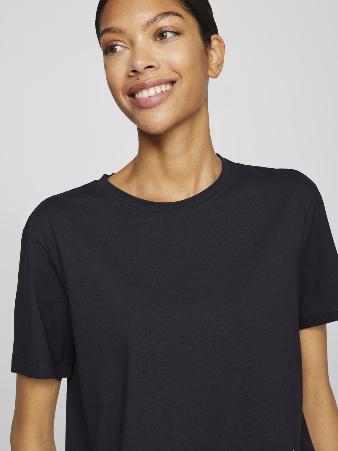 Vila - Vinora - T-shirt - Black Beauty