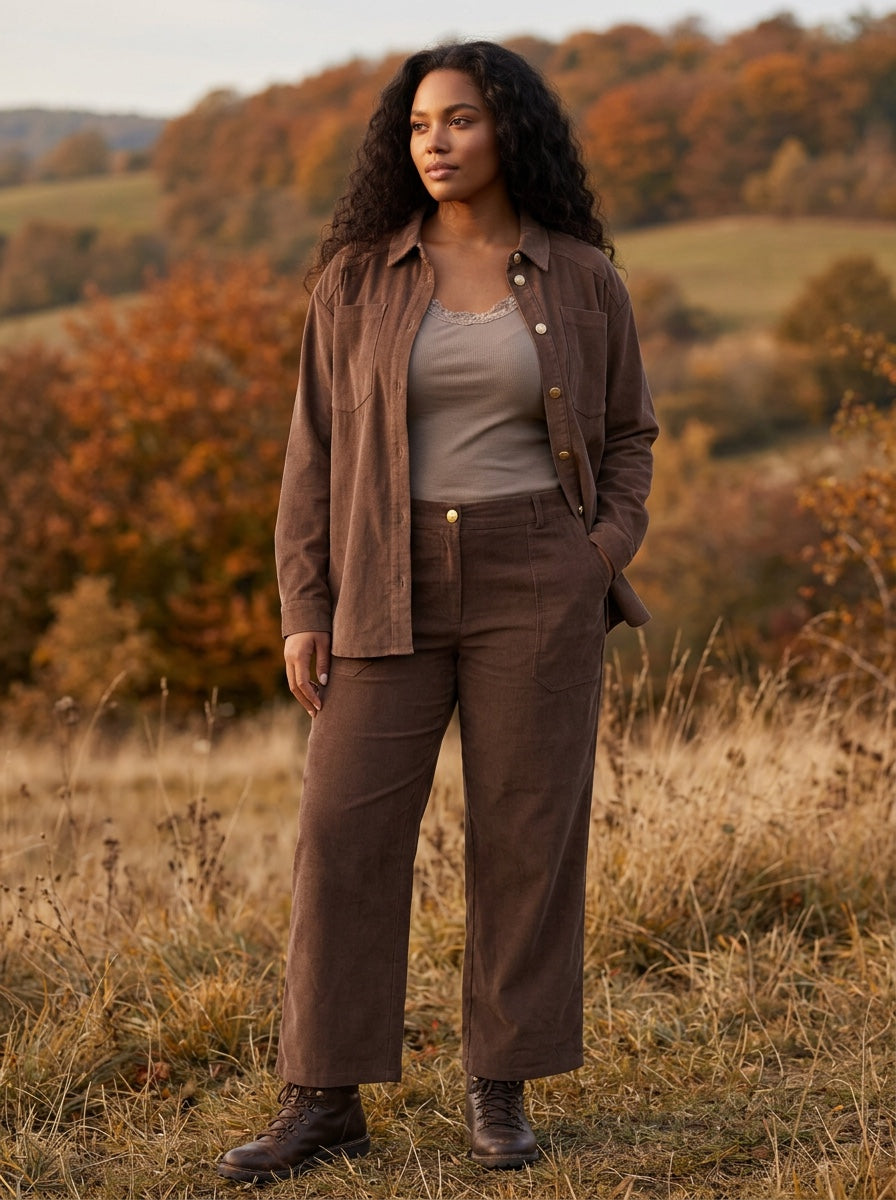 CASSIOPEIA - Lykitta Pants -Brown