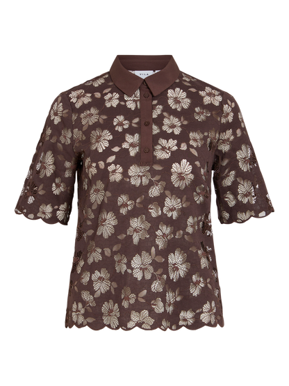 Vila - Viharriet - Skjorte - Raisin