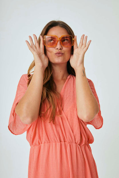 Freequent Georgia Peach DRESS | FQNOELI-DRESS
