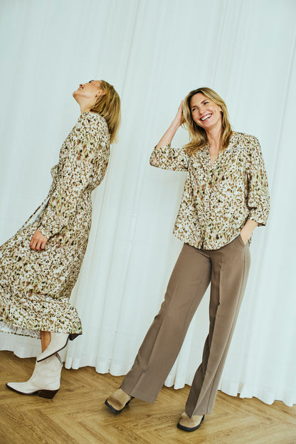 Freequent FQJULEEN-BLOUSE | Moonbeam w. Antique bronze