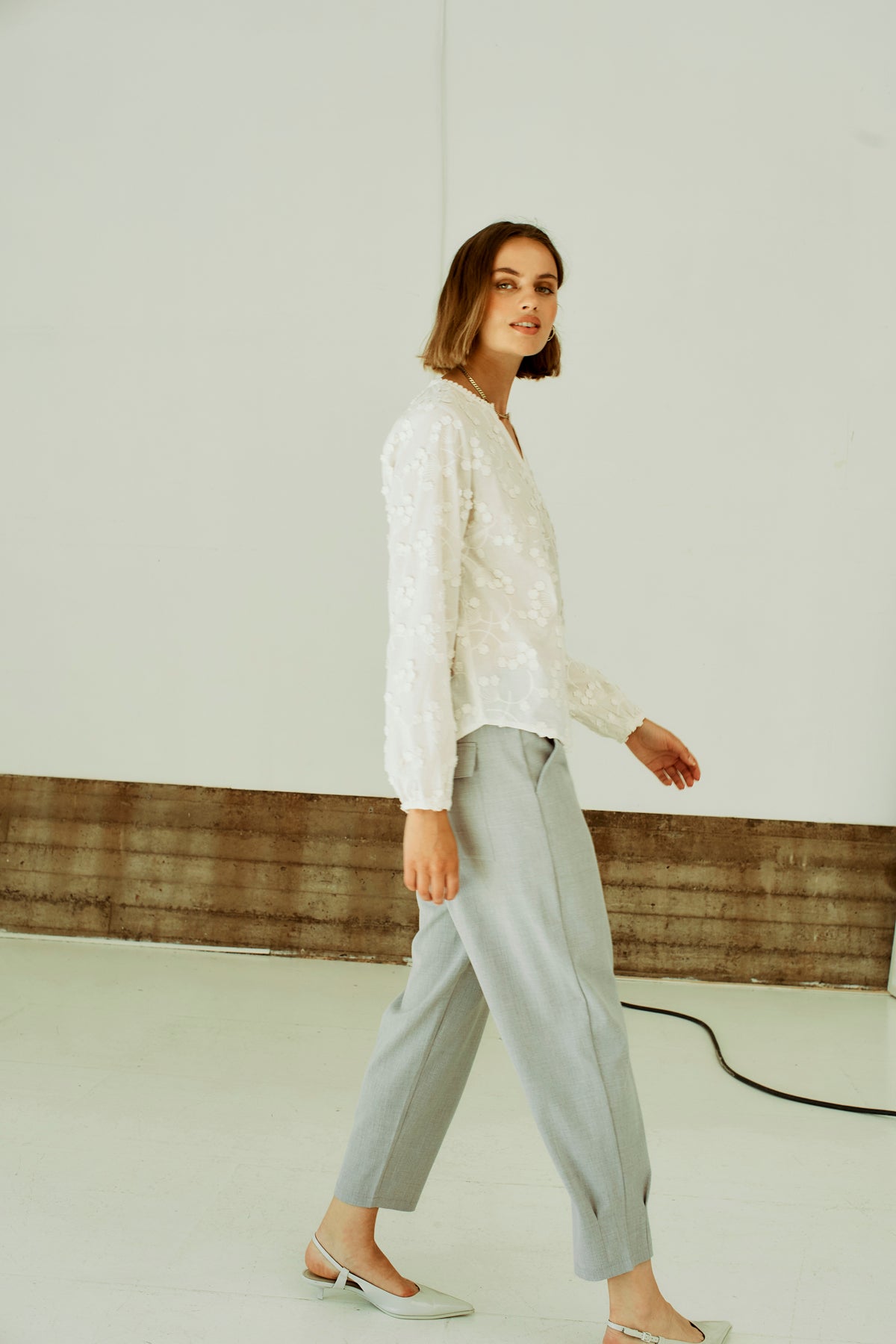 Freequent FQSWIFT-PANTS | Light grey