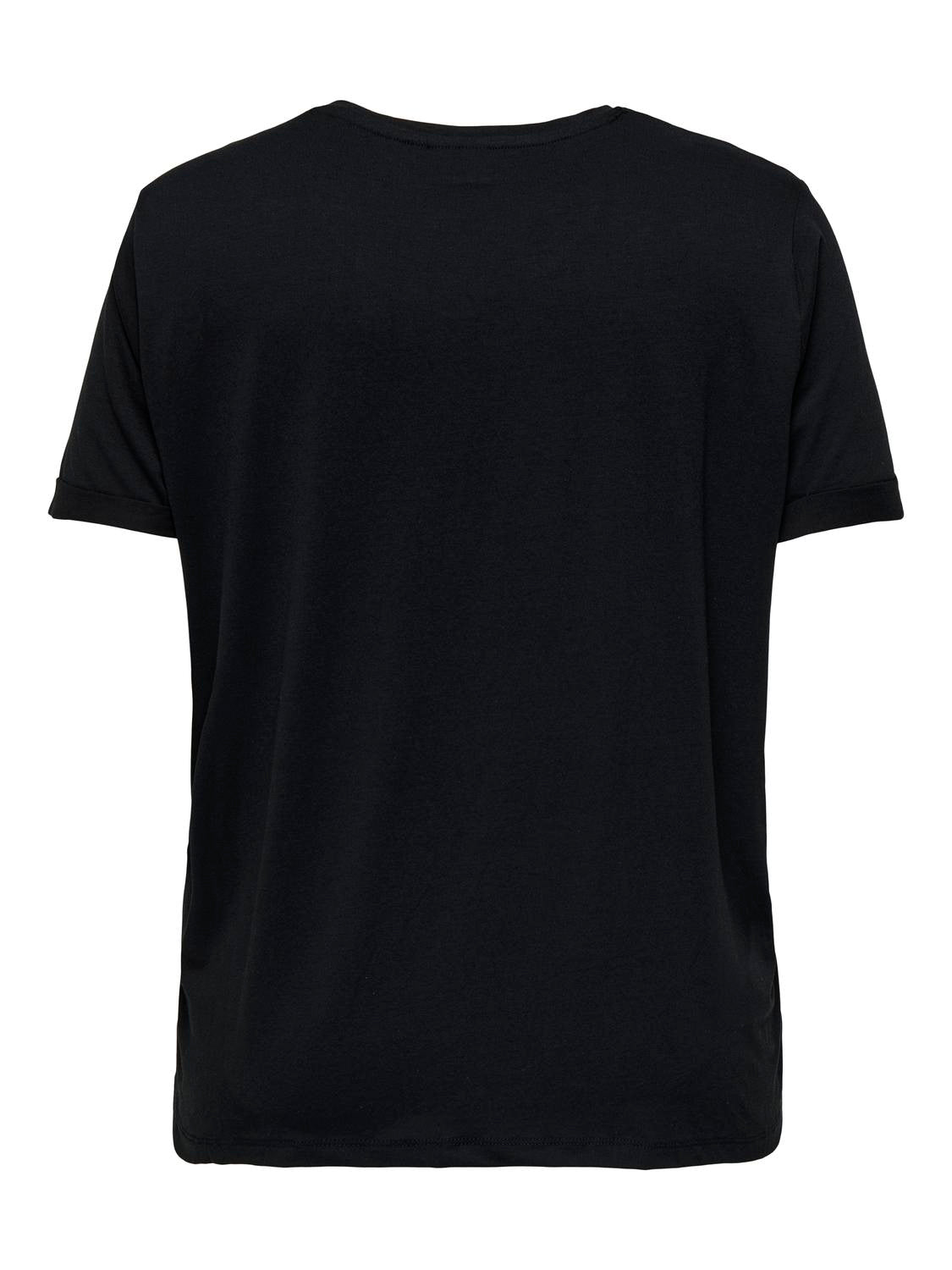 Only Carmakoma - CARMOSTER - T-shirt - Black