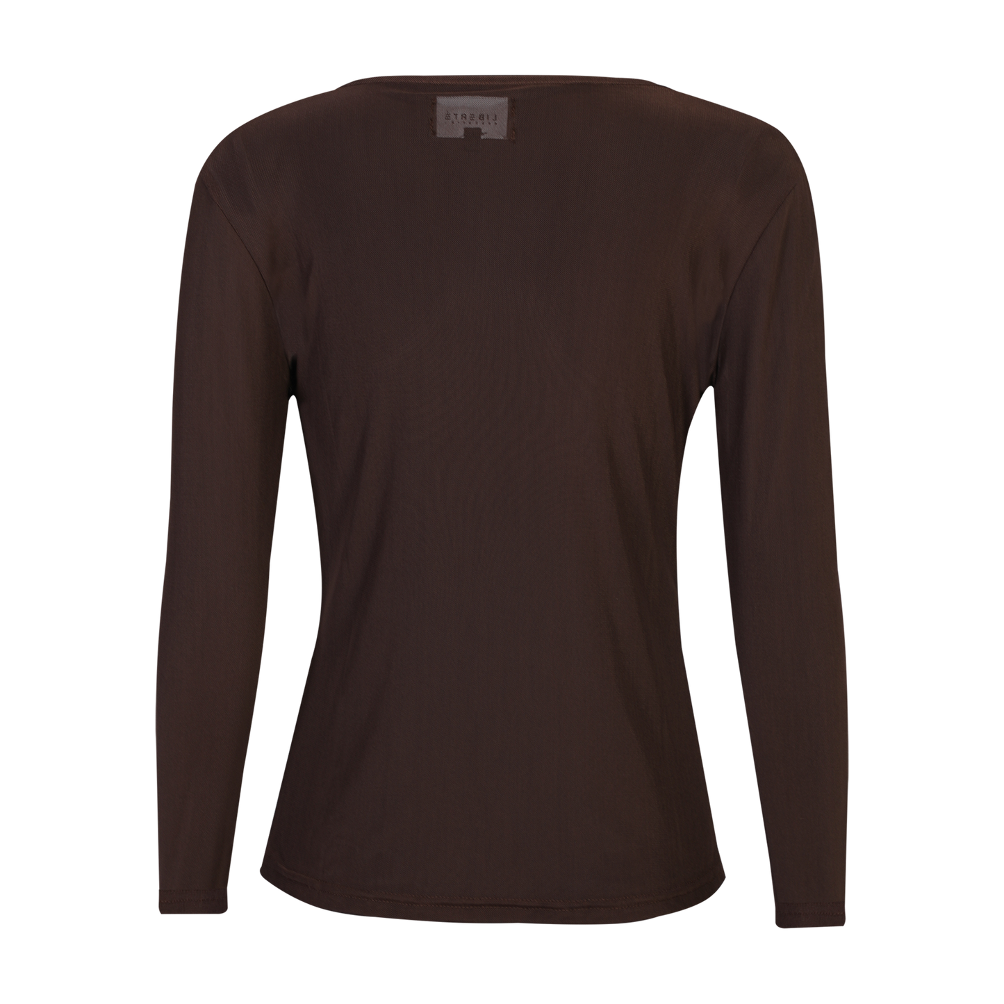 Liberté Essentiel - Mesh LS T-shirt Dark Brown