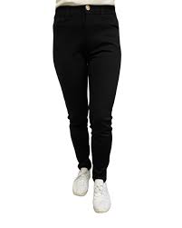 MIND by lene sorte bukser med knap