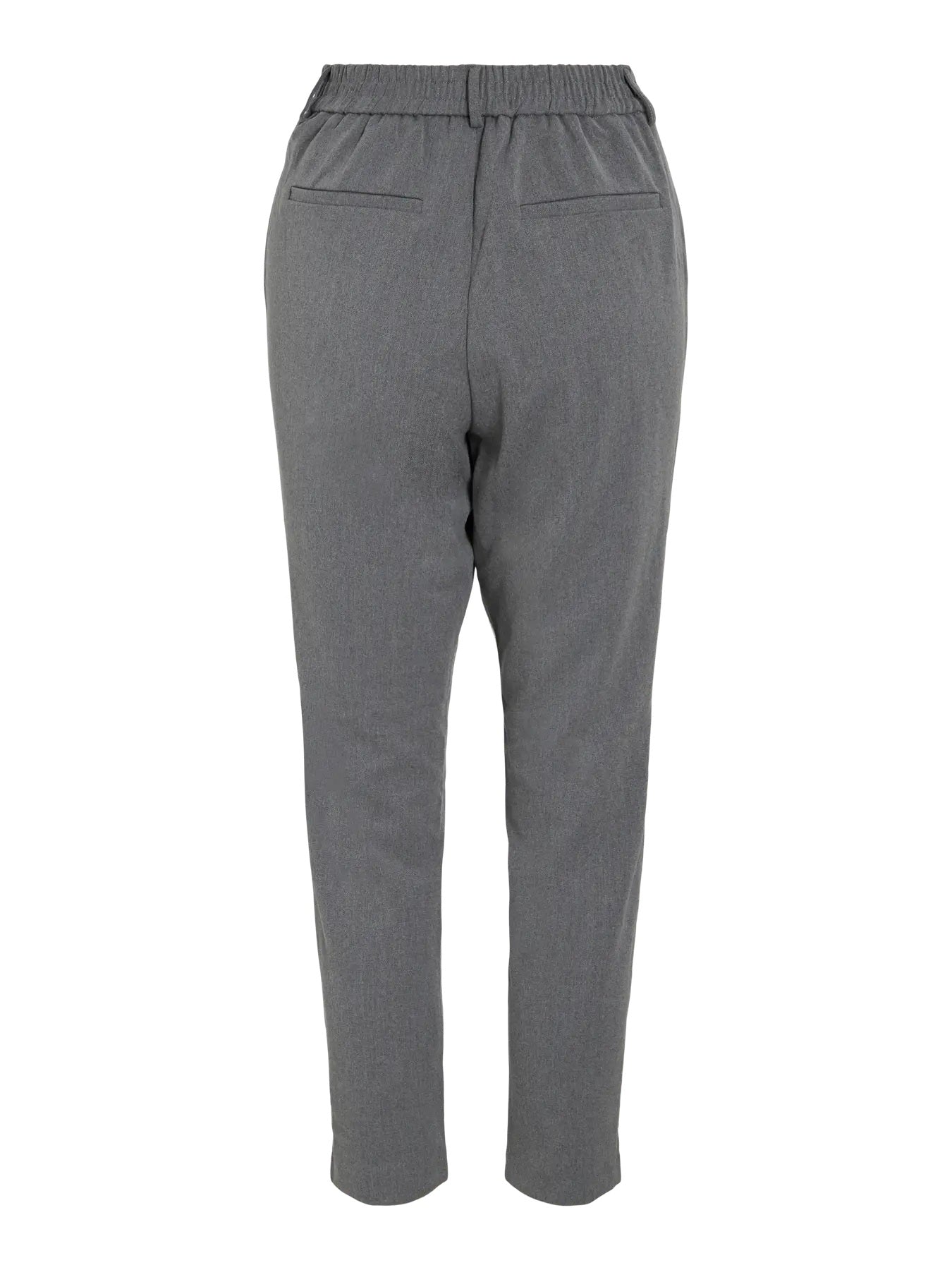 VILA VIVARONE HW SLIM PANT | Medium Grey Melange