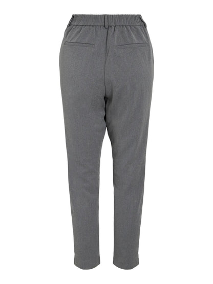 VILA VIVARONE HW SLIM PANT | Medium Grey Melange