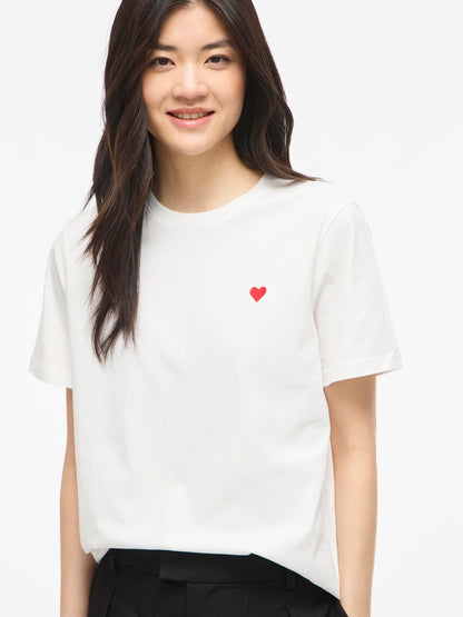 Vila - Vivora - T-shirt - Snow White