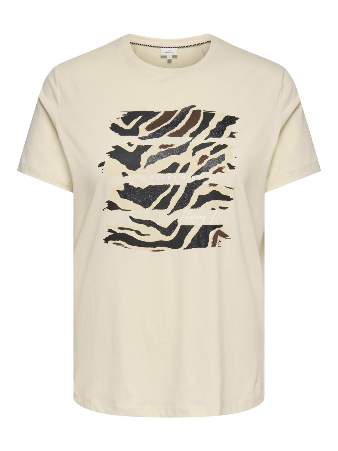 Only Carmakoma - Carboostery - T-shirt - Birch