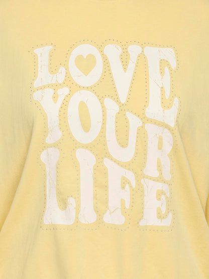 Only Carmakoma - Carsandy - Sweatshirt - Sunlight