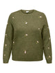 Only Carmakoma - Carshine - Pullover - Burnt Olive