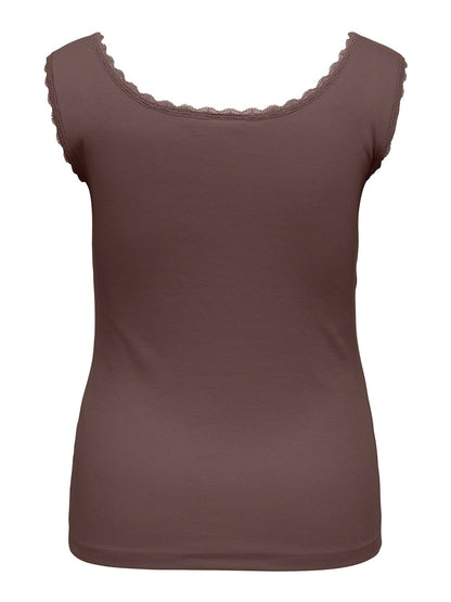 Only Carmakoma - Carfenja - Tanktop - Chocolate martini