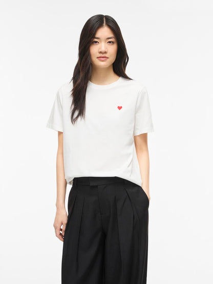 Vila - Vivora - T-shirt - Snow White