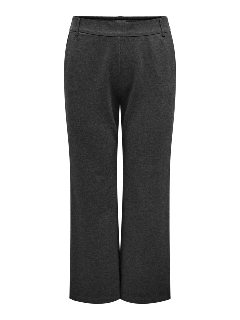 grå bukser ONLY Carmakoma CARGOLDTRASH Straight Pant grey