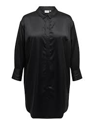 ONLY Carmakoma CARDARLENE SHIRT DRESS | Black