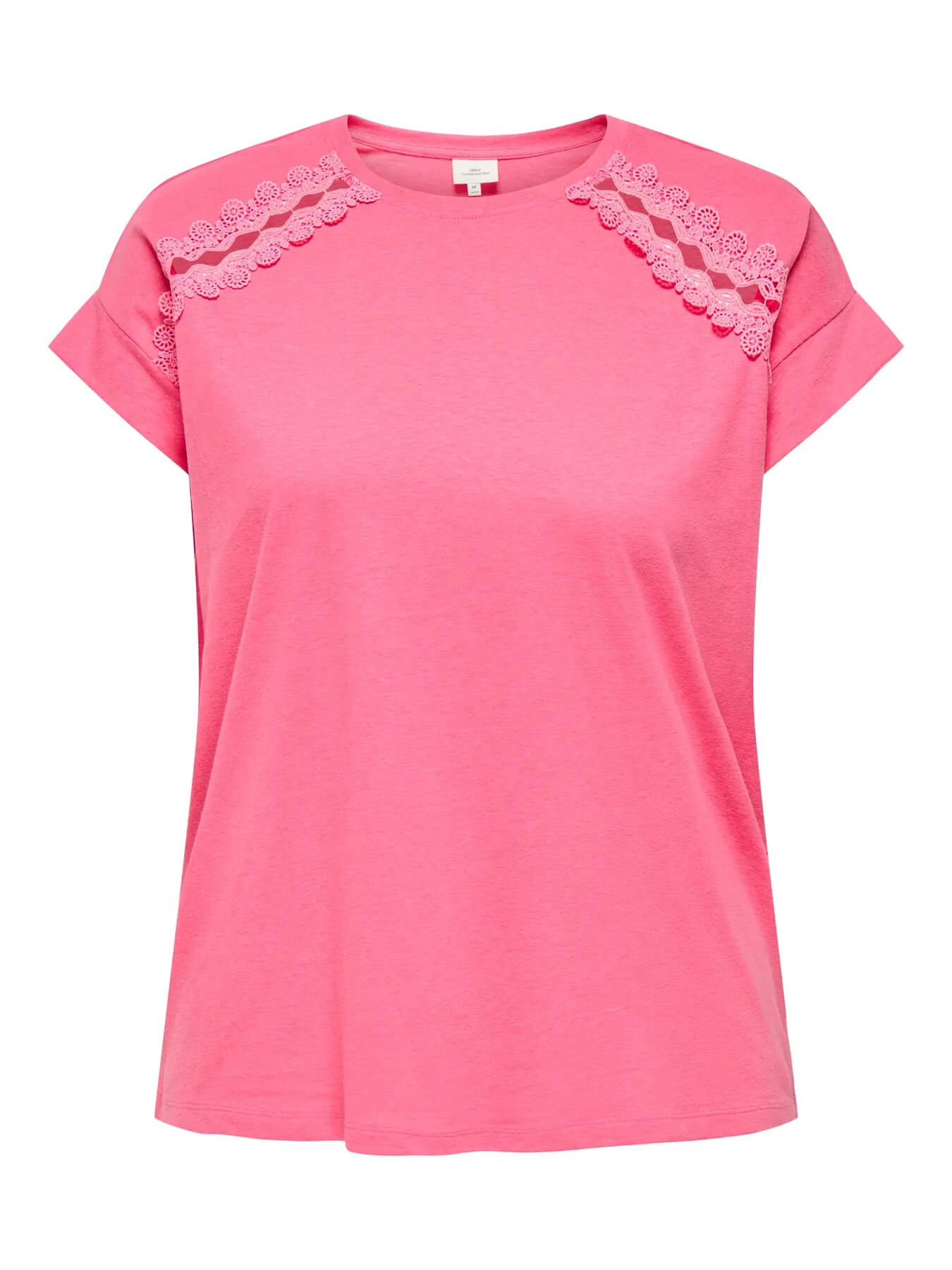 pink t-shirt ONLY Carmakoma CARLIMLY TOP Pink Lemonade Melange