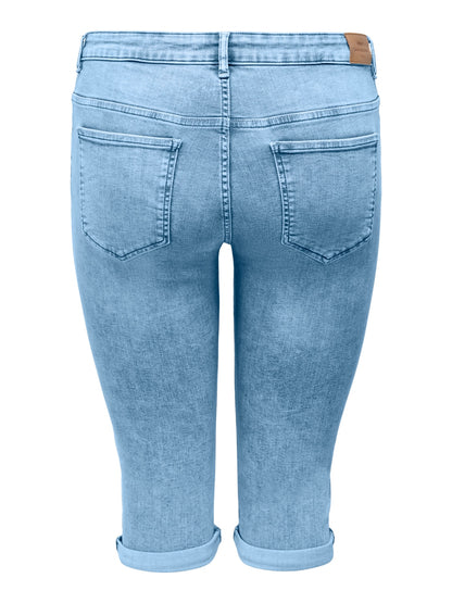 ONLY Carmakoma Light Blue Denim knickers CARWILLY