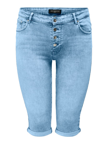 ONLY Carmakoma Light Blue Denim knickers CARWILLY