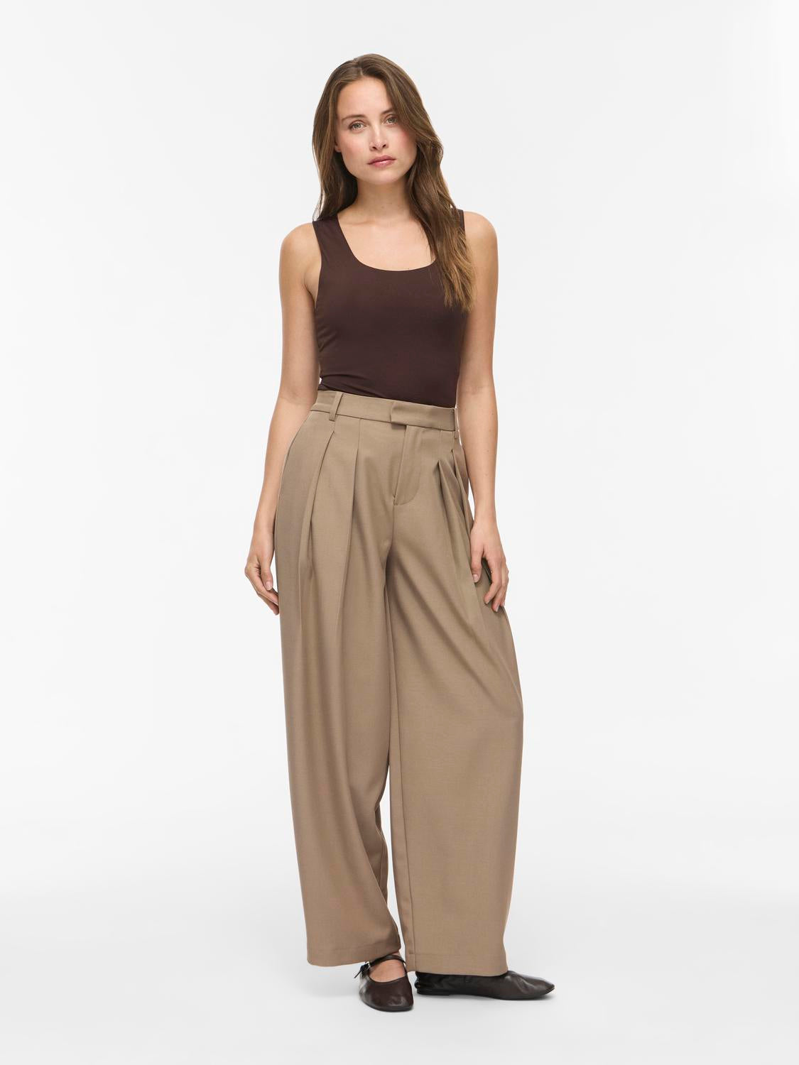 Vila - Vikenza - Tanktop - Coffee Bean