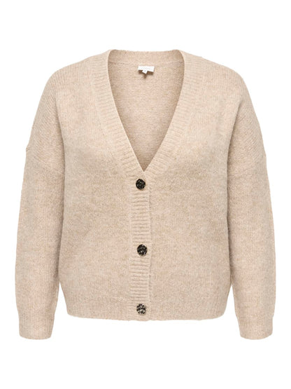 Only Carmakoma - Carzoey - Cardigan - Woodsmoke