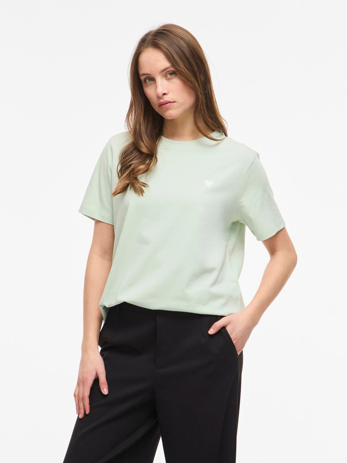 Vila - Vivora - T-shirt - Silt Green