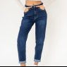 MIND by lene  mom Jeans medium blue