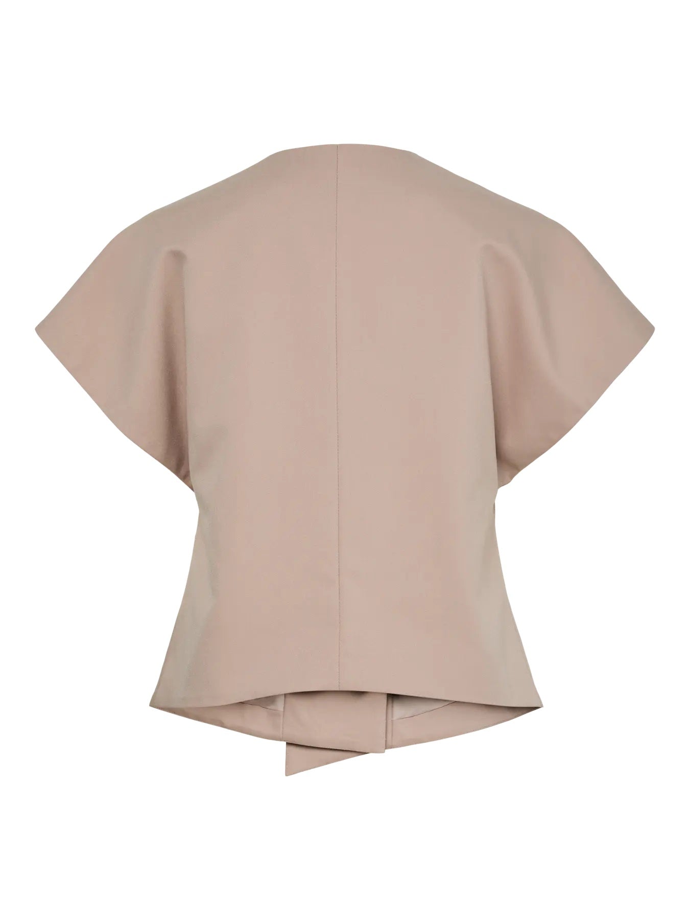 PIECES PCFAMI V-Neck Vest | Silver Mink