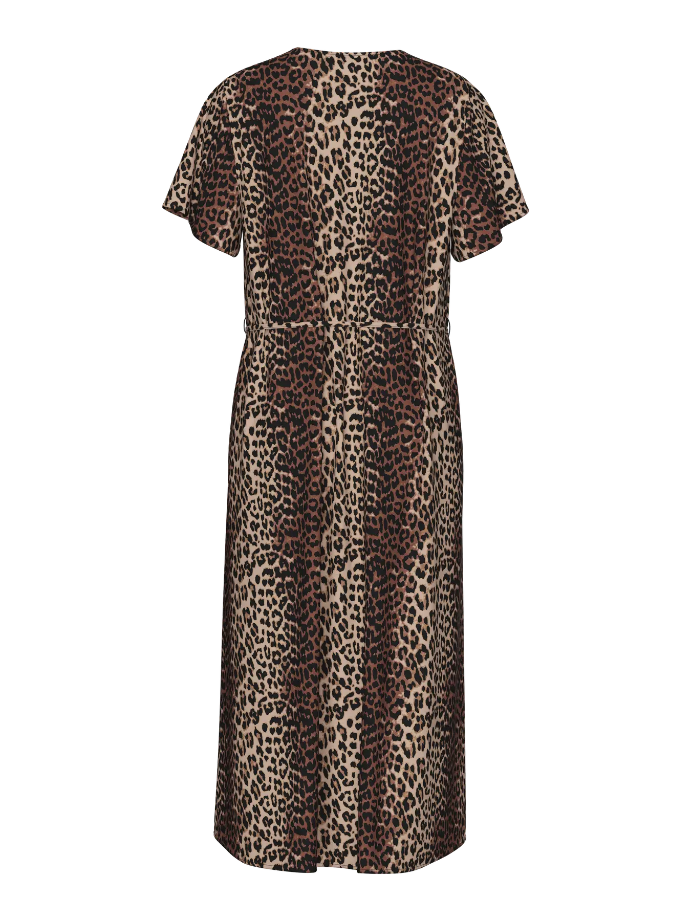 PCNYA SS V-NECK MIDI DRESS  | Moonlighe leo