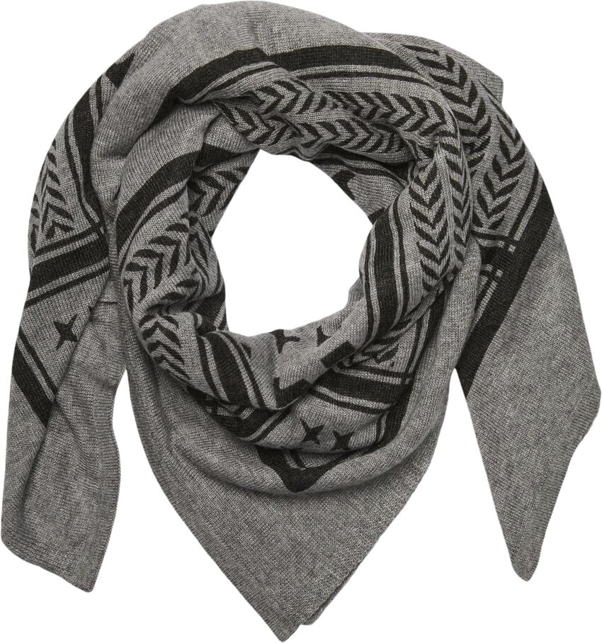 PIECES PCNOVIS Squre Scarf | Light grey