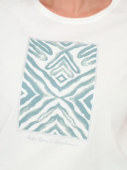 ONLY Carmakoma CARBOOSTERY TEE | Cloud Dancer Tribe