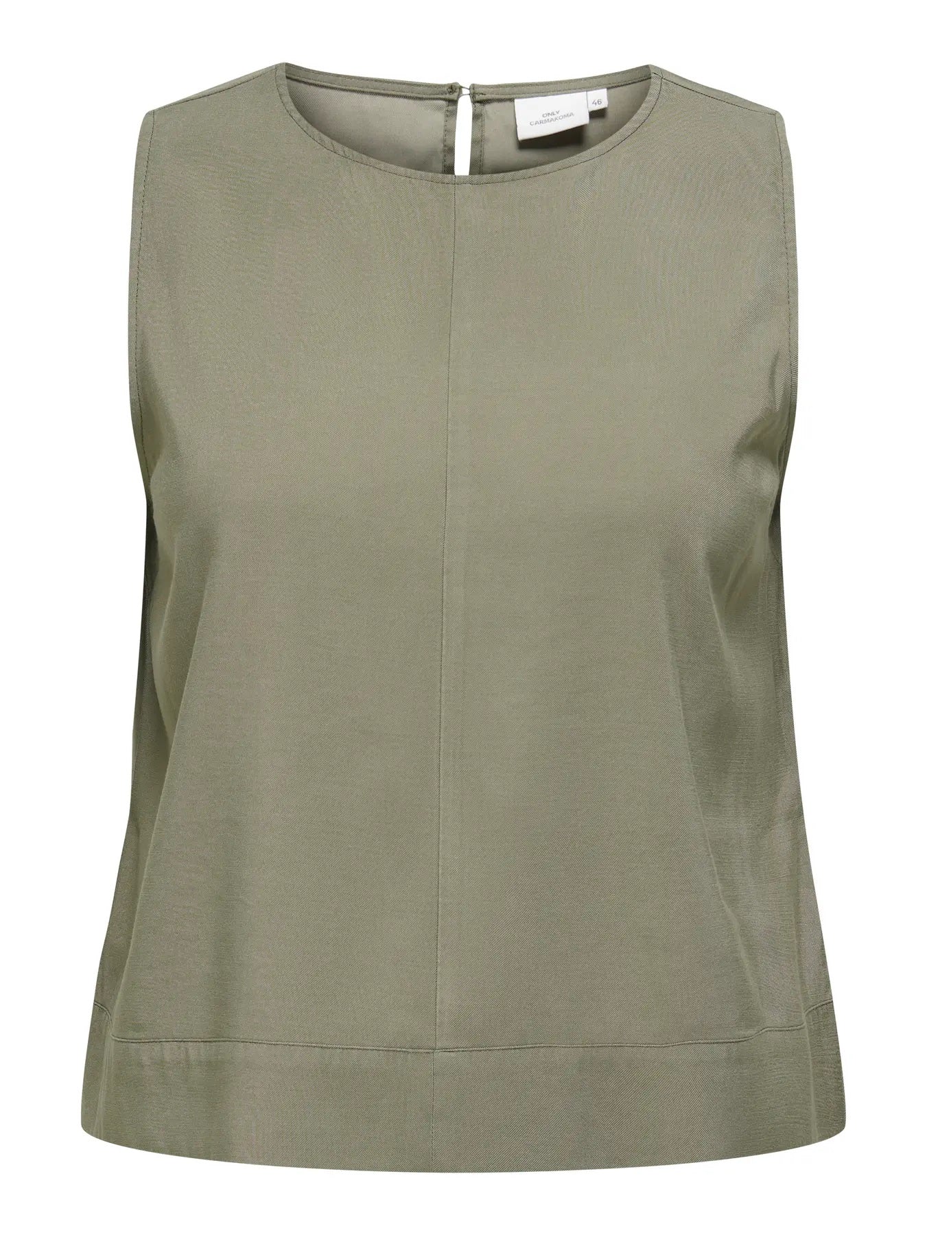 ONLY CARMAKOMA CARDORSI ARIS SL LOOSE TOP CC PNT (Smokey Olive)