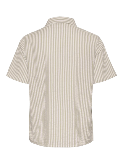 PIECES PCSALLY SS SHIRT WVN NOOS | Tea Cloud dancer