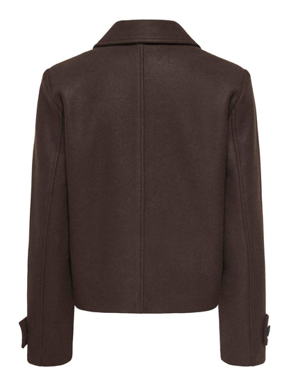 Only Carmakoma - Carfreja - Coat - Hot Fudge