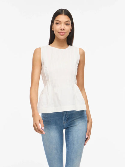 VIJIMBA O-NECK S/L TOP - Snow White