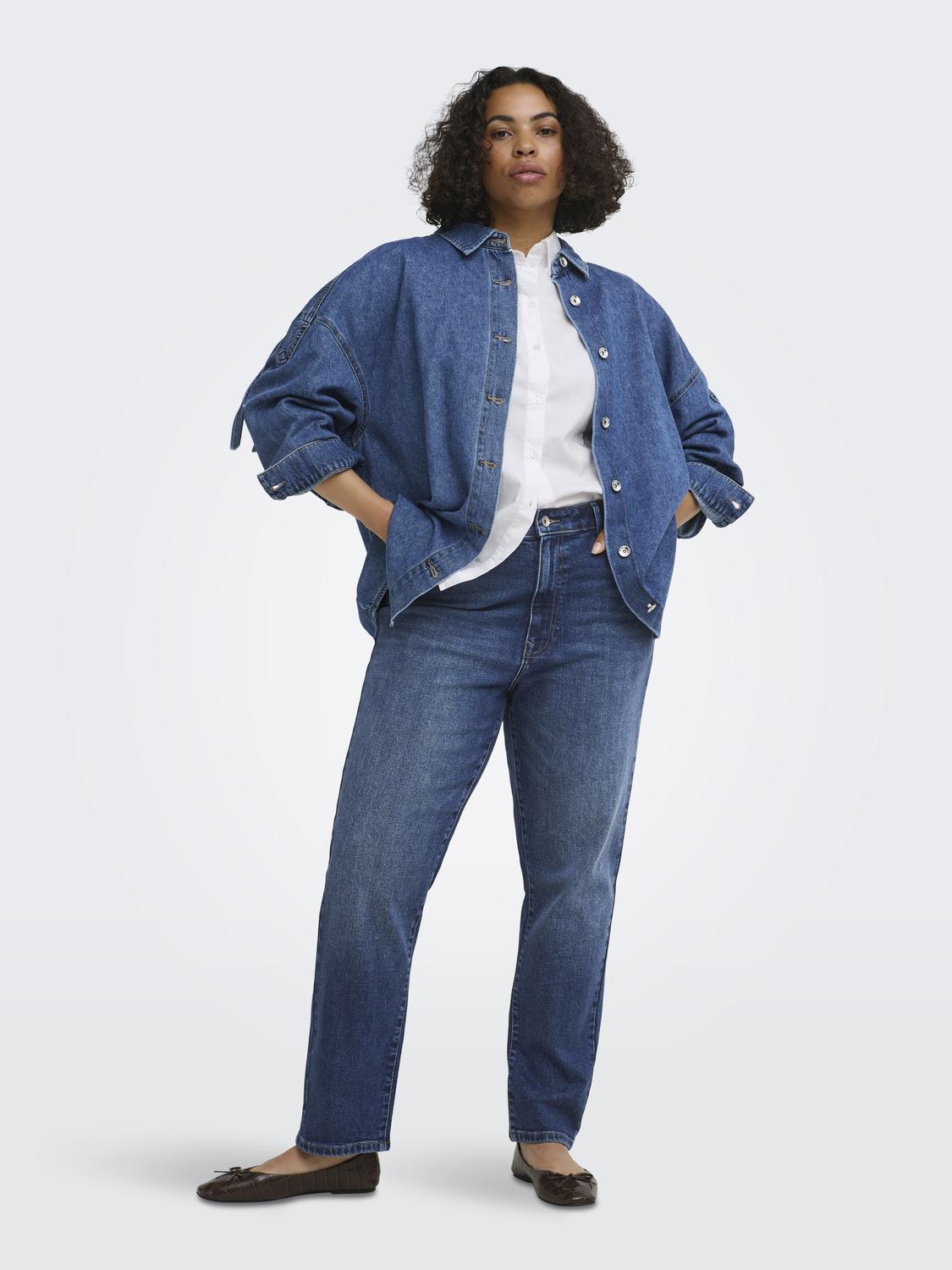 Only Carmakoma - Caremily - Jeans - Dark blue denim