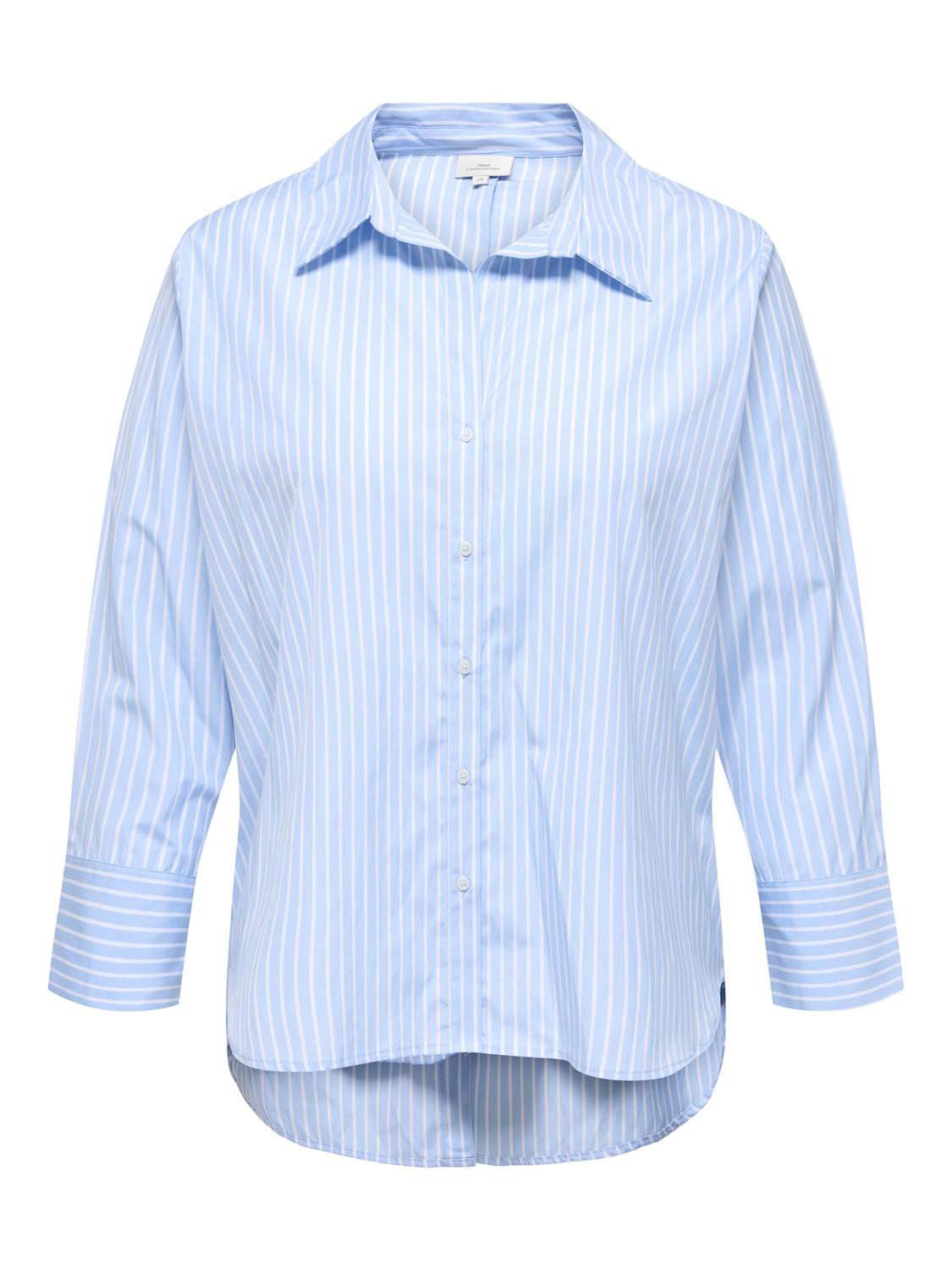 Only Carmakoma - Caroregon - Skjorte - Soft Chambray