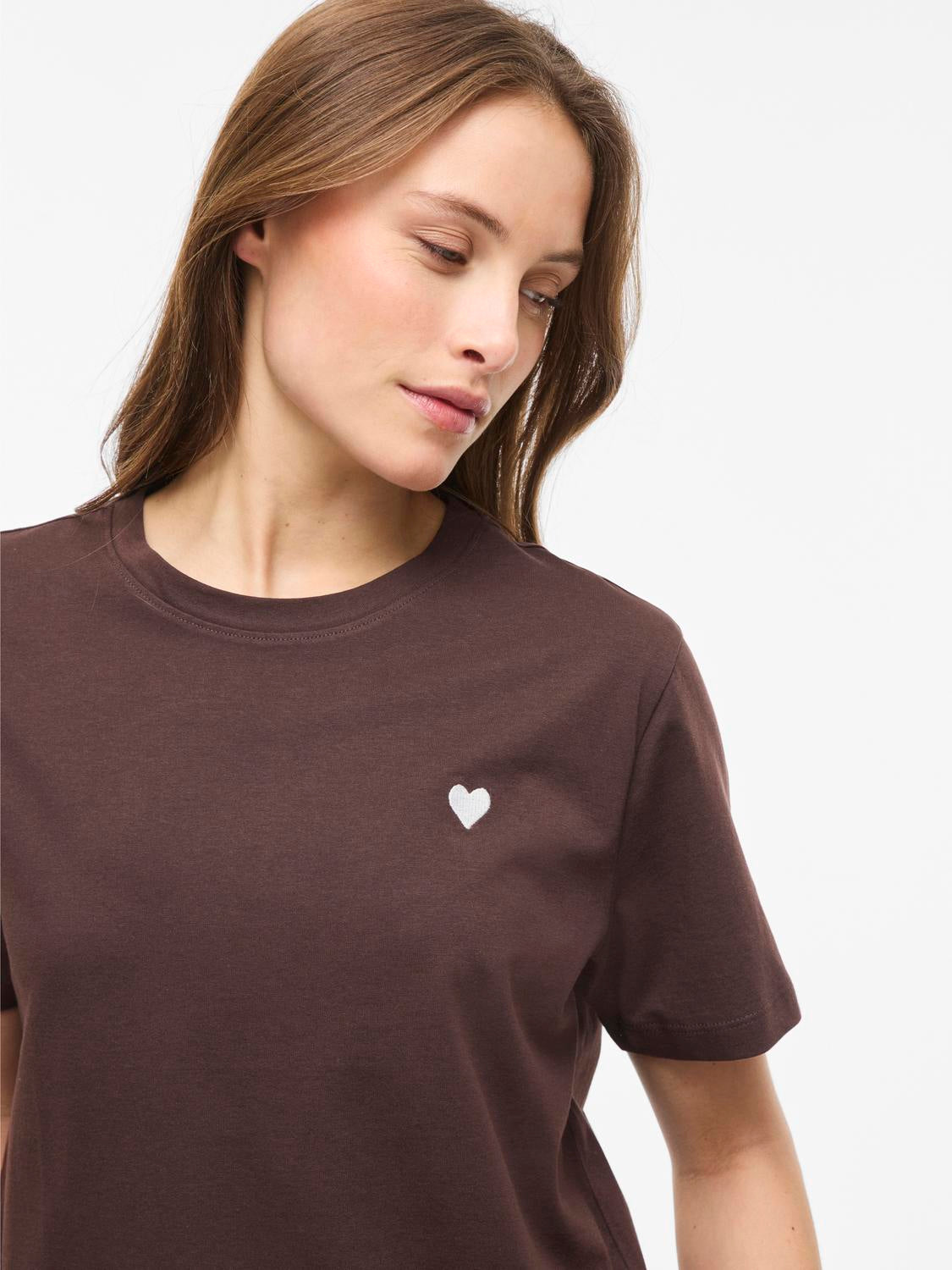 Vila - Vivora - T-shirt - Coffee Bean