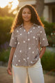 Cassiopeia  SAGETTE SHIRT BROWN COMBI