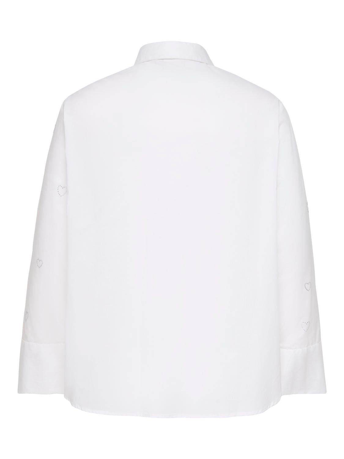 Only Carmakoma - New Lina Sarah - Skjorte - Bright White